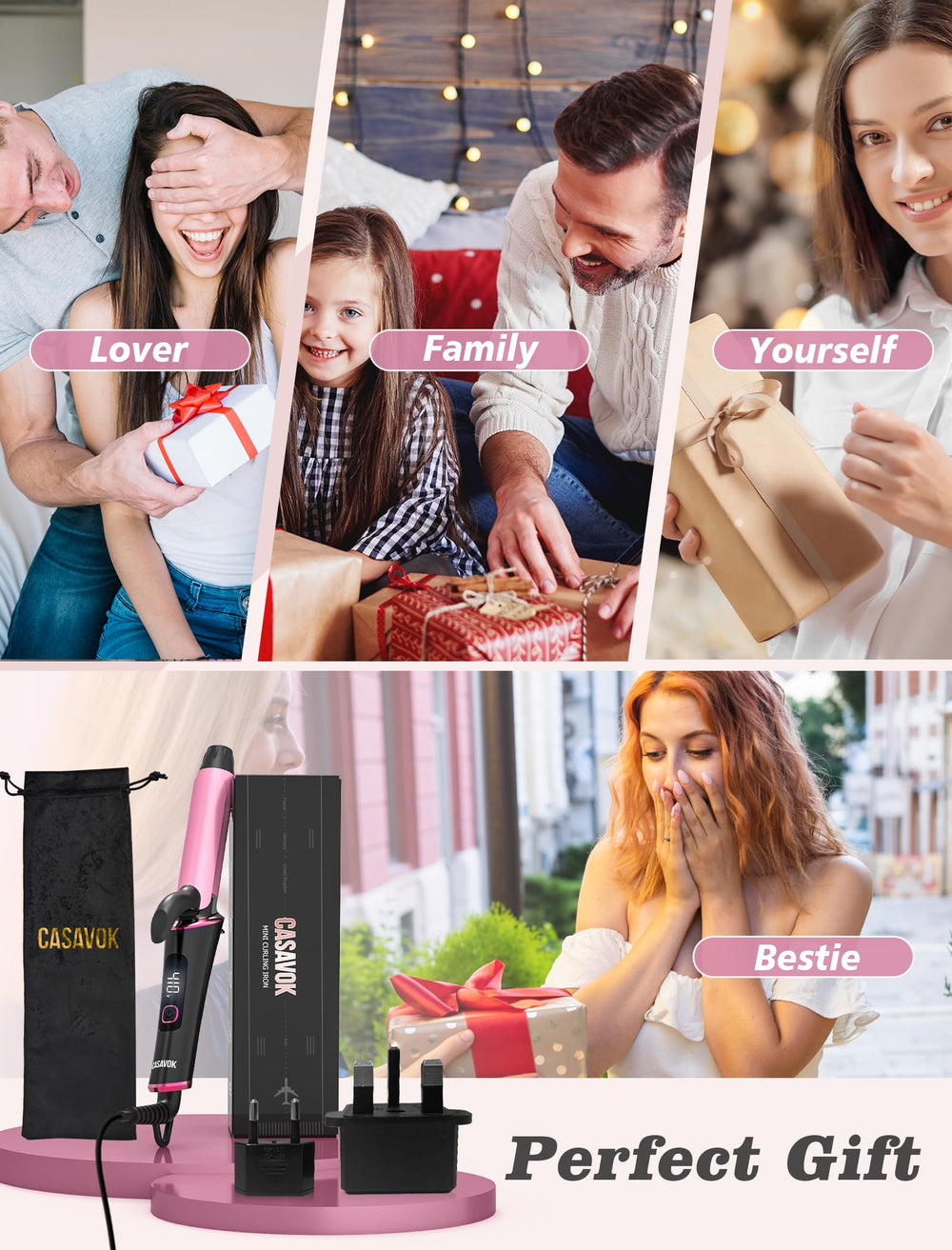 Casavok ergonomic lightweight handle for comfortable styling