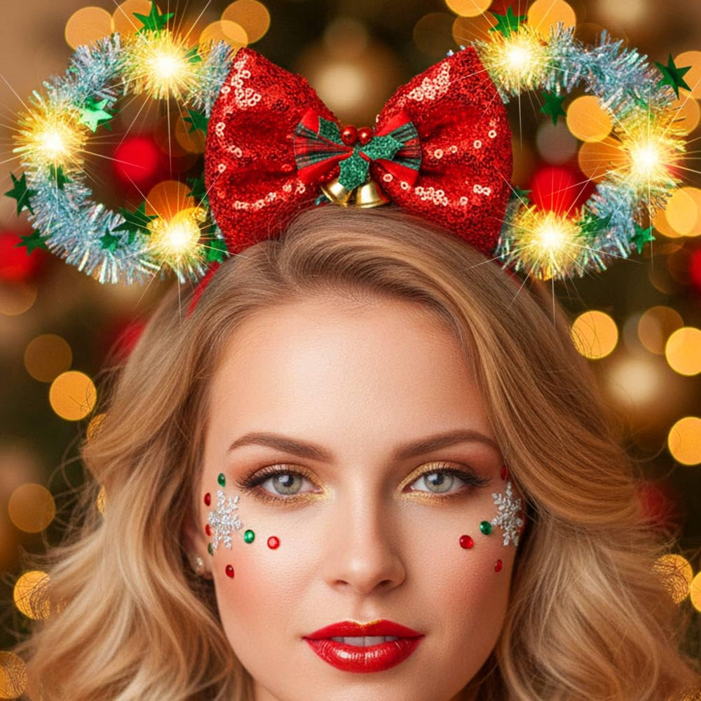 CASDRE bow headband offers three light patterns for customizable mood.