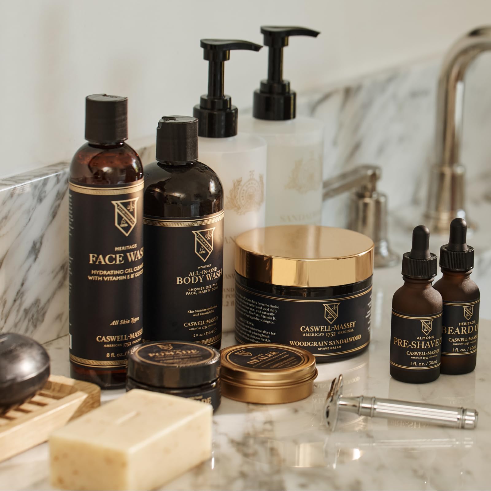 Caswell-Massey All-in-1 Body Wash used as beard wash for grooming
