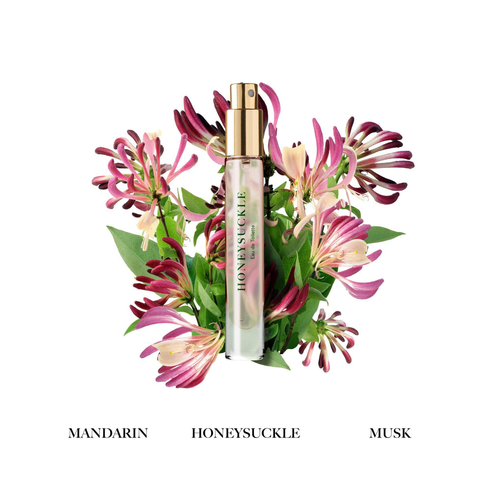 Caswell-Massey Honeysuckle EDT travel-size bottle perfect for on-the-go fragrance