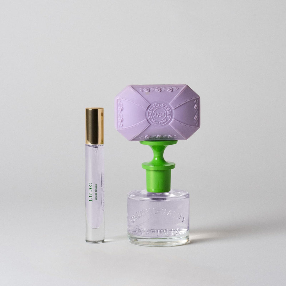 Caswell-Massey Lilac bar soap individually-wrapped for convenient gifting