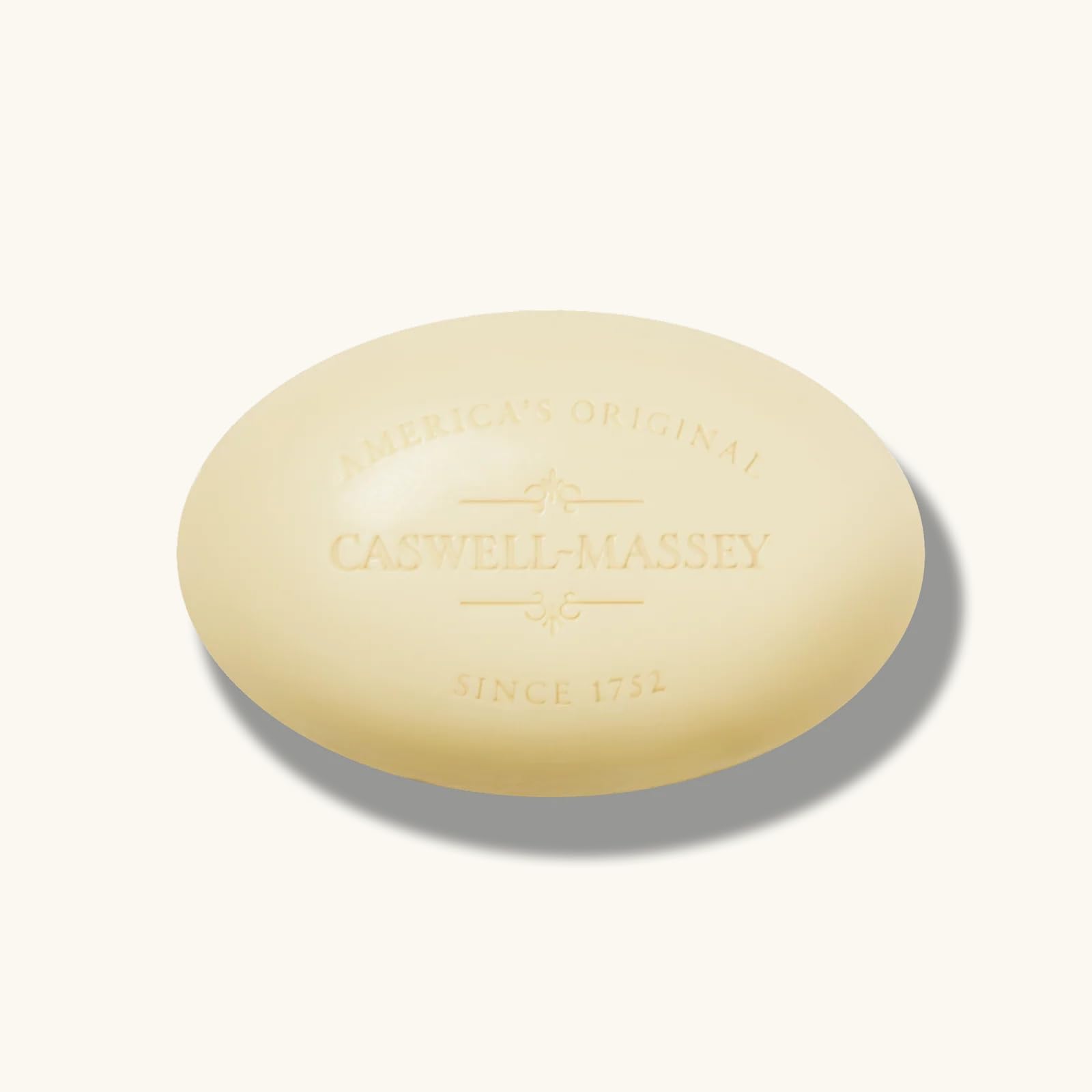 Caswell-Massey soap-lather close-up showcases luxurious bubbles.