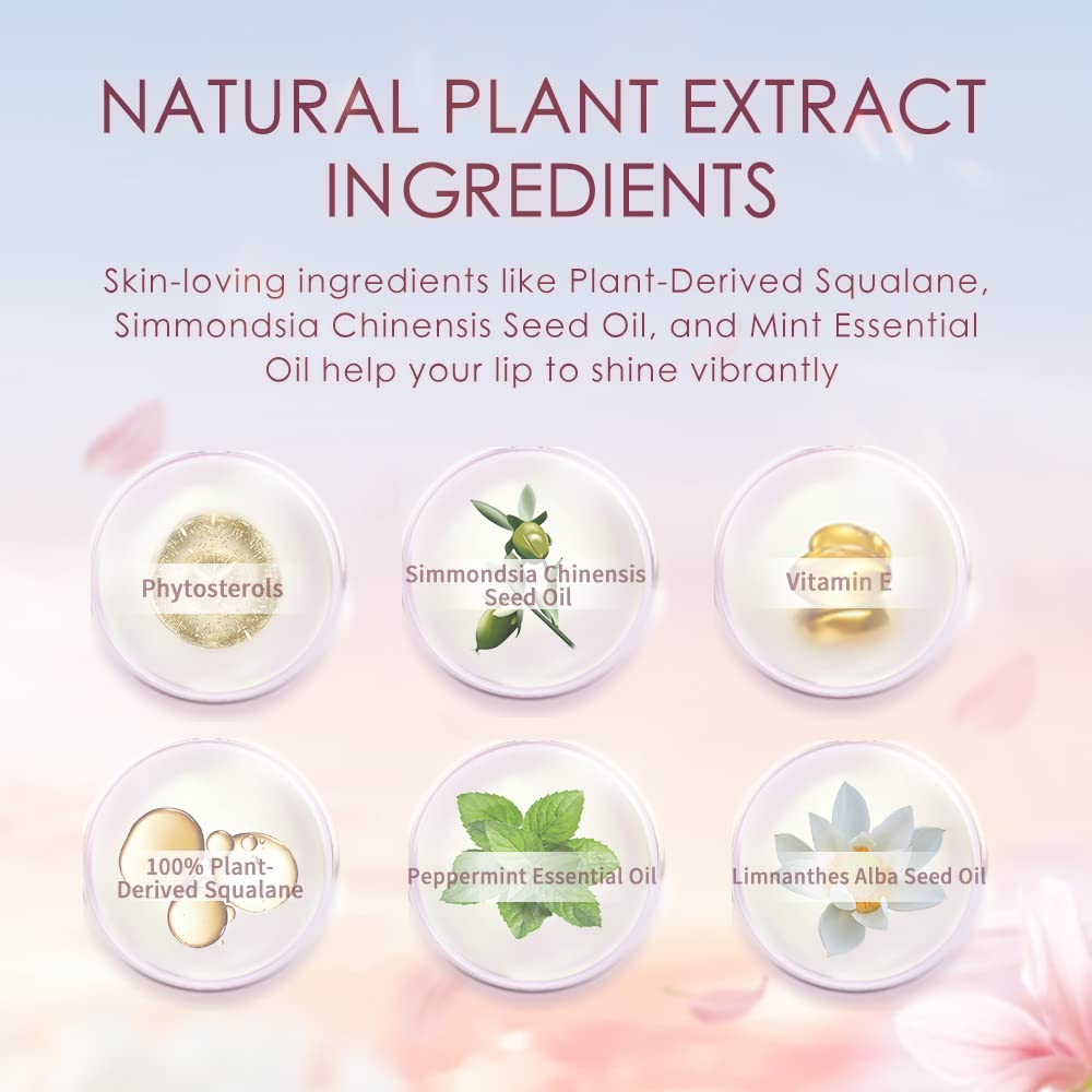 Catkin ingredients include squalane for lasting moisture and soft lip feel.