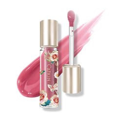 Catkin Lip Plumper Gloss glass finish for fuller, high-shine pout.
