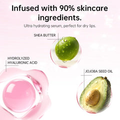 Catkin Lip Plumper Gloss jojoba-oil softens and protects lips.