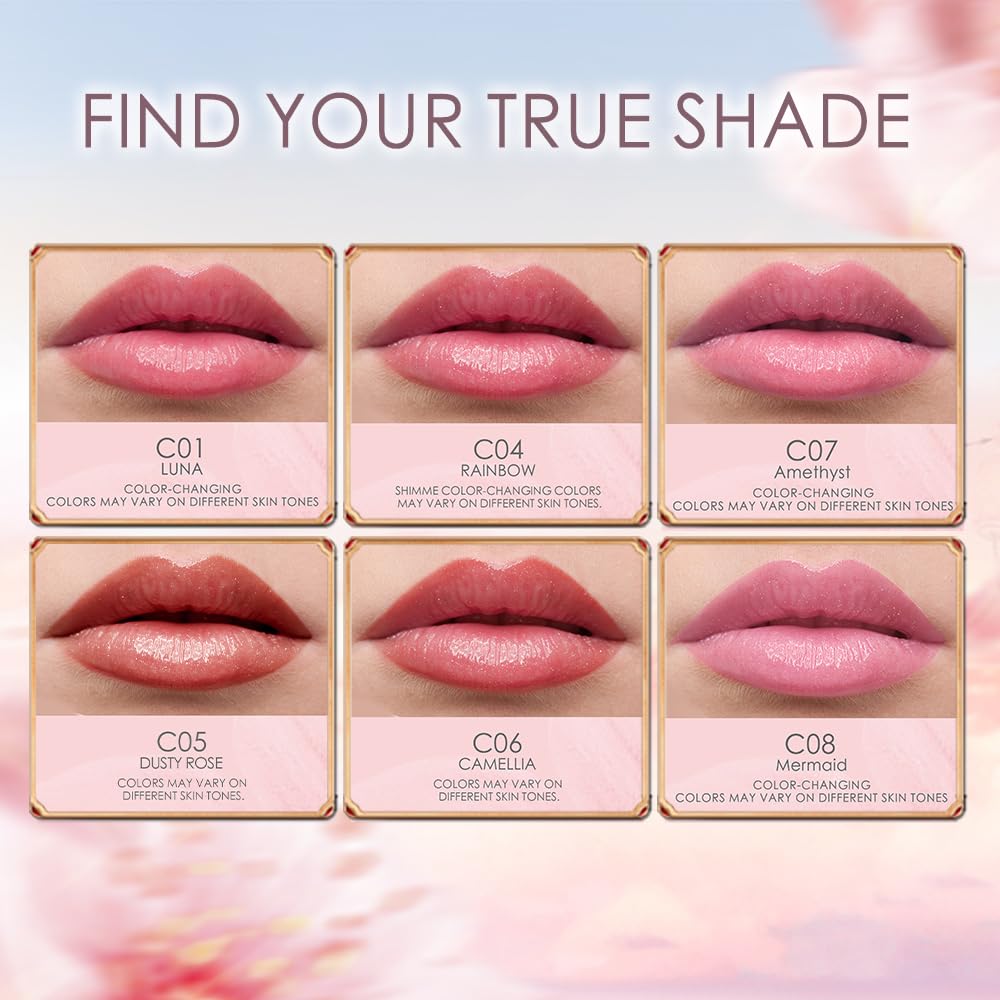 Catkin vitamin E emphasizes lip comfort and conditioning benefits.
