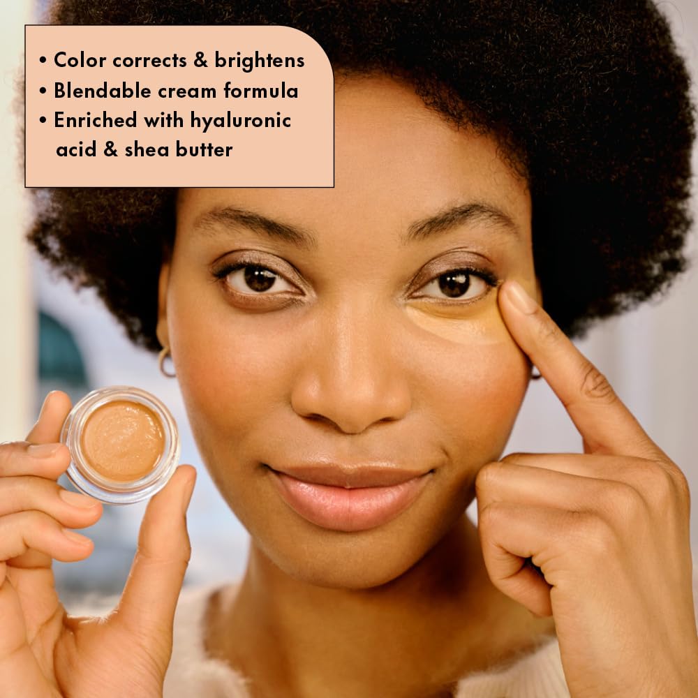 Catrice Under Eye Brightener under-eye close-up shows smooth, radiant skin.