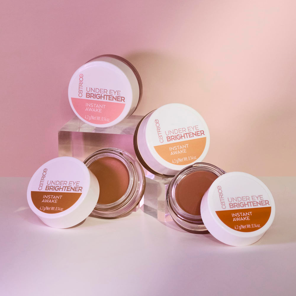 Catrice Under Eye Brightener natural finish swatch with balanced brightness.