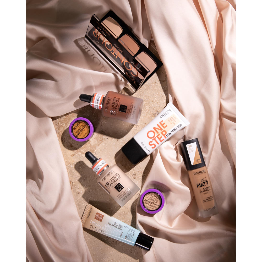Catrice HD Liquid Coverage light beige shade close up offers natural blend