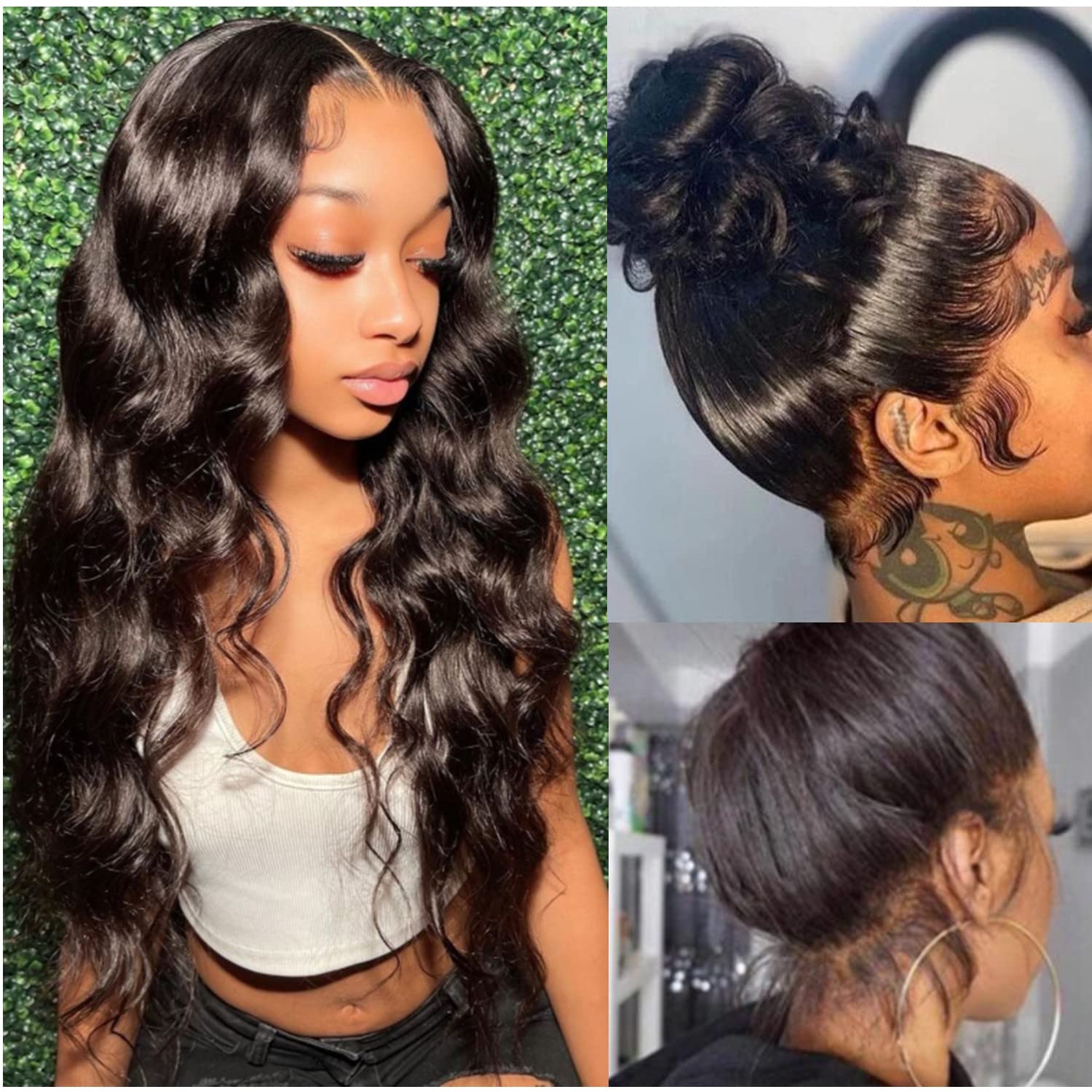 catti body wave 360 lace front wig cap highlights breathable fit for all-day comfort.