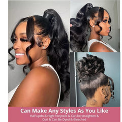 catti body wave 360 lace front wig pre-plucked baby hair for easy natural styling.