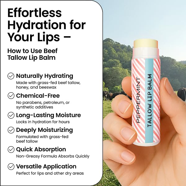 Cattle Creek Mercantile pack-of-3 lip balm provides on-the-go moisture