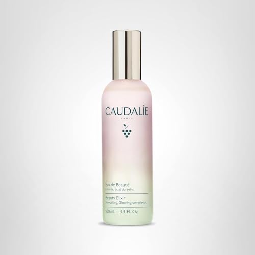 Cruelty-free and vegan Caudalie Beauty Elixir packaging visuals.