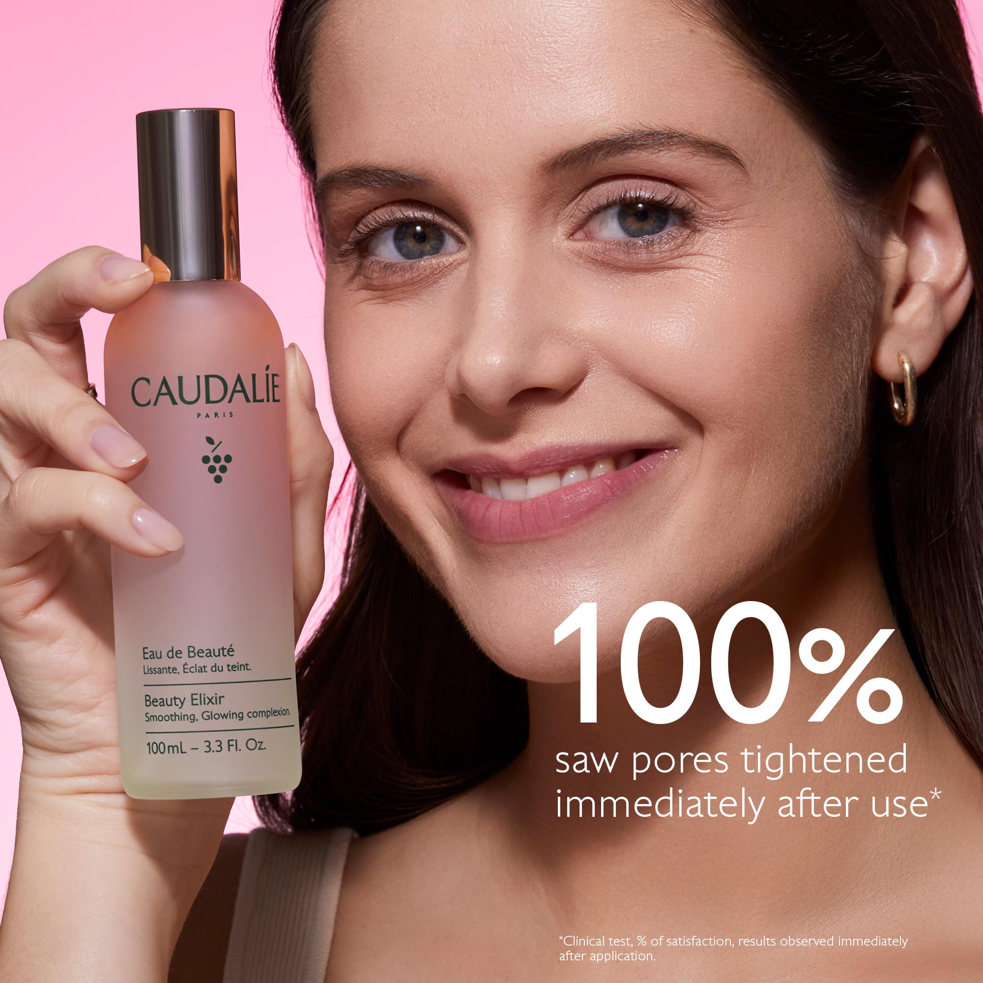 Hydration and radiance from Caudalie Beauty Elixir mist.
