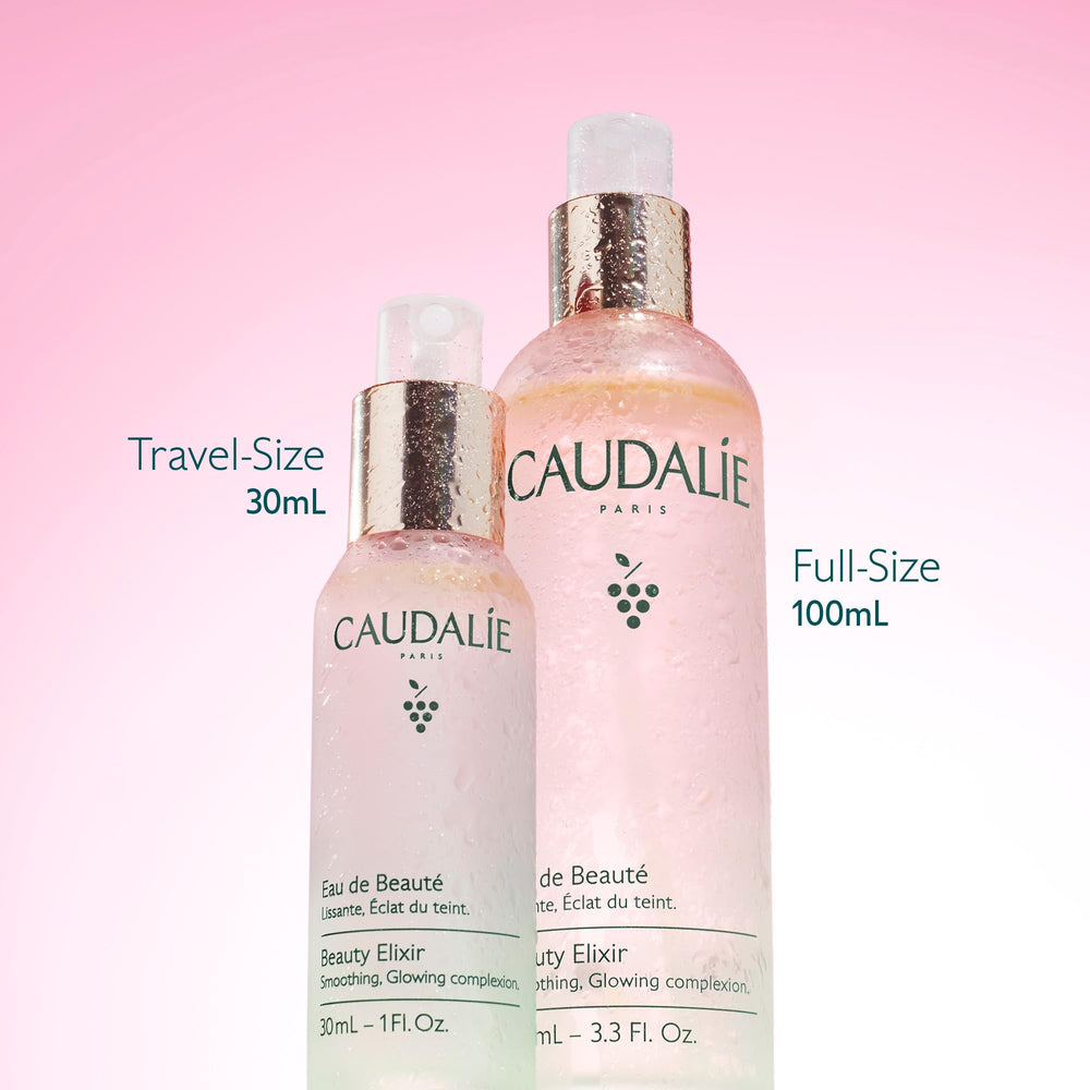 Caudalie Orange blossom water highlight refreshing floral notes.