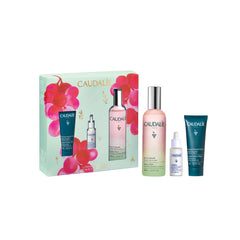 Caudalie Beauty Elixir bottle ready to refresh skin and set makeup for a dewy glow.
