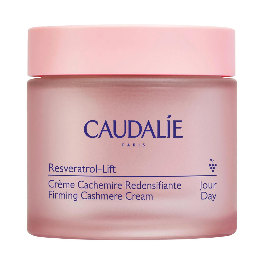 Caudalie Resveratrol-Lift firming cream refillable jar supports sustainable skincare.