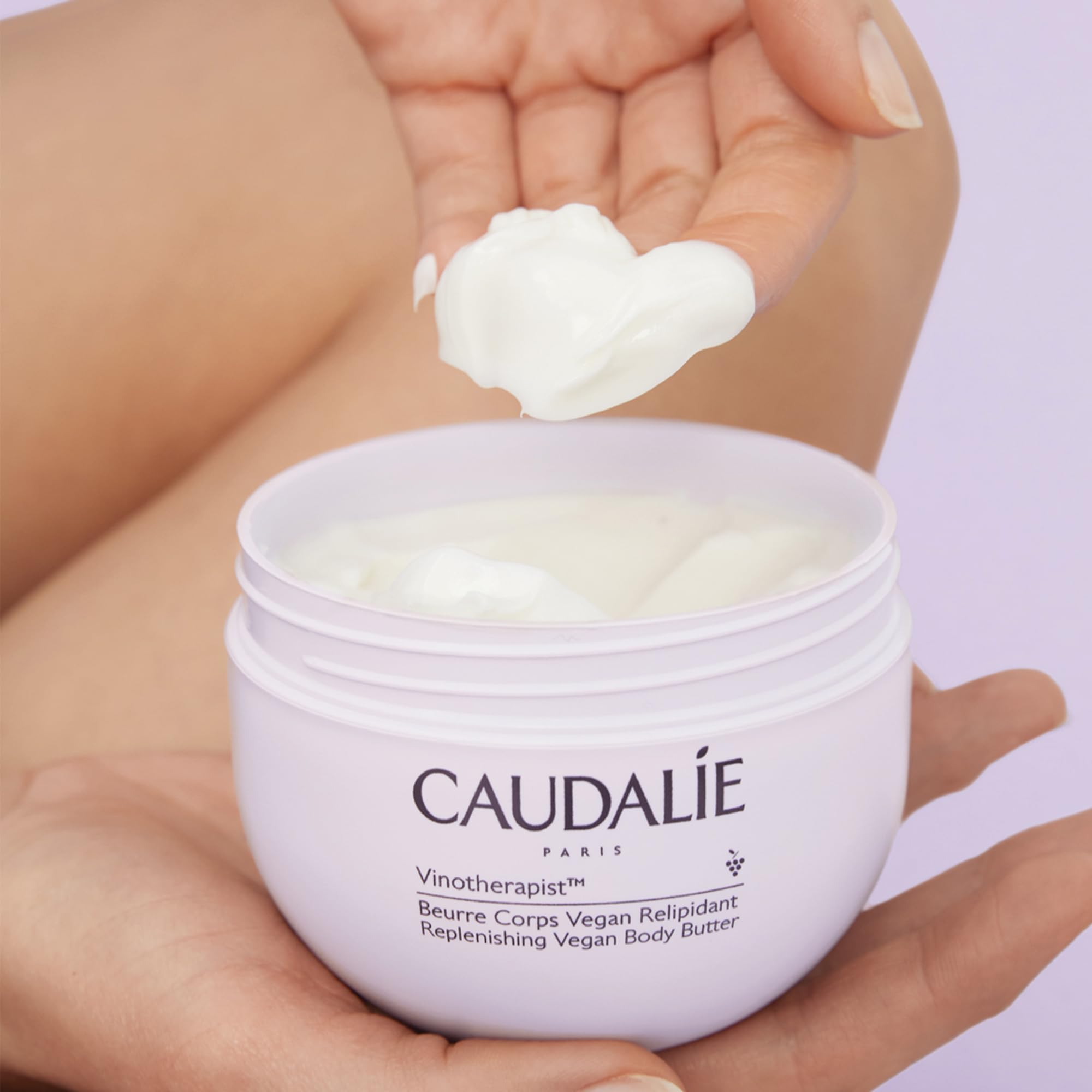 Caudalie sweet citrus scent enhances daily self-care moment.