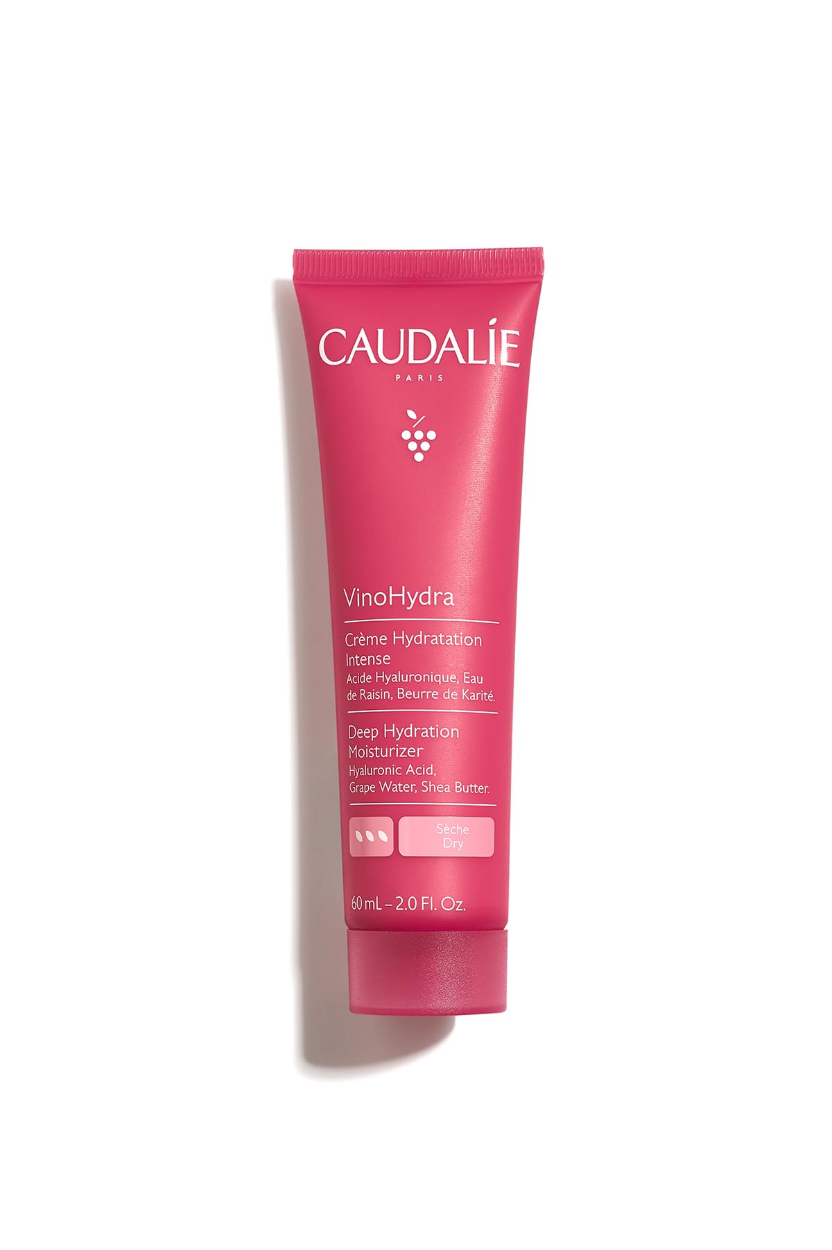 Caudalie VinoHydra deep hydration cream jar provides rich moisture for dry skin