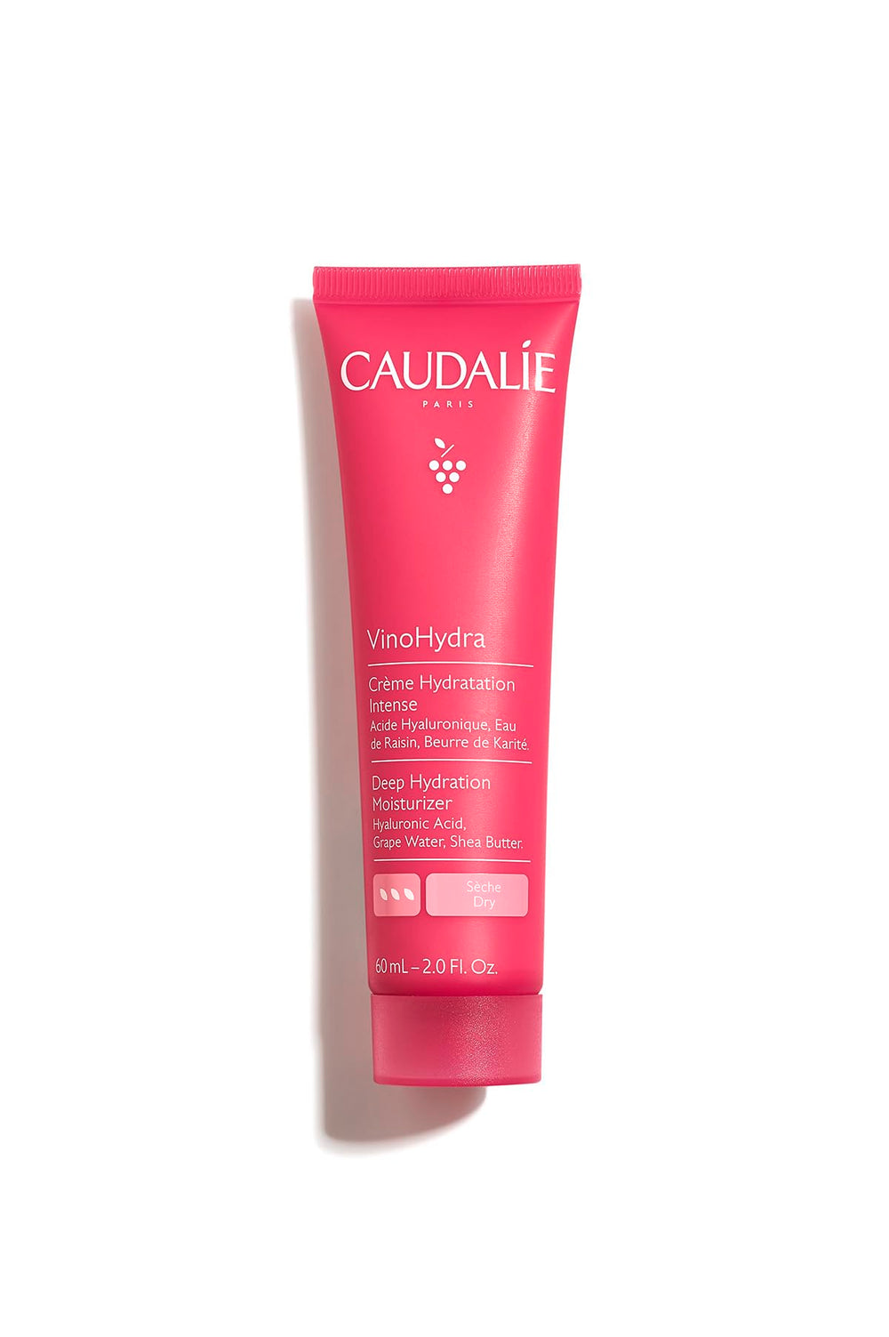 Caudalie VinoHydra deep hydration cream jar provides rich moisture for dry skin