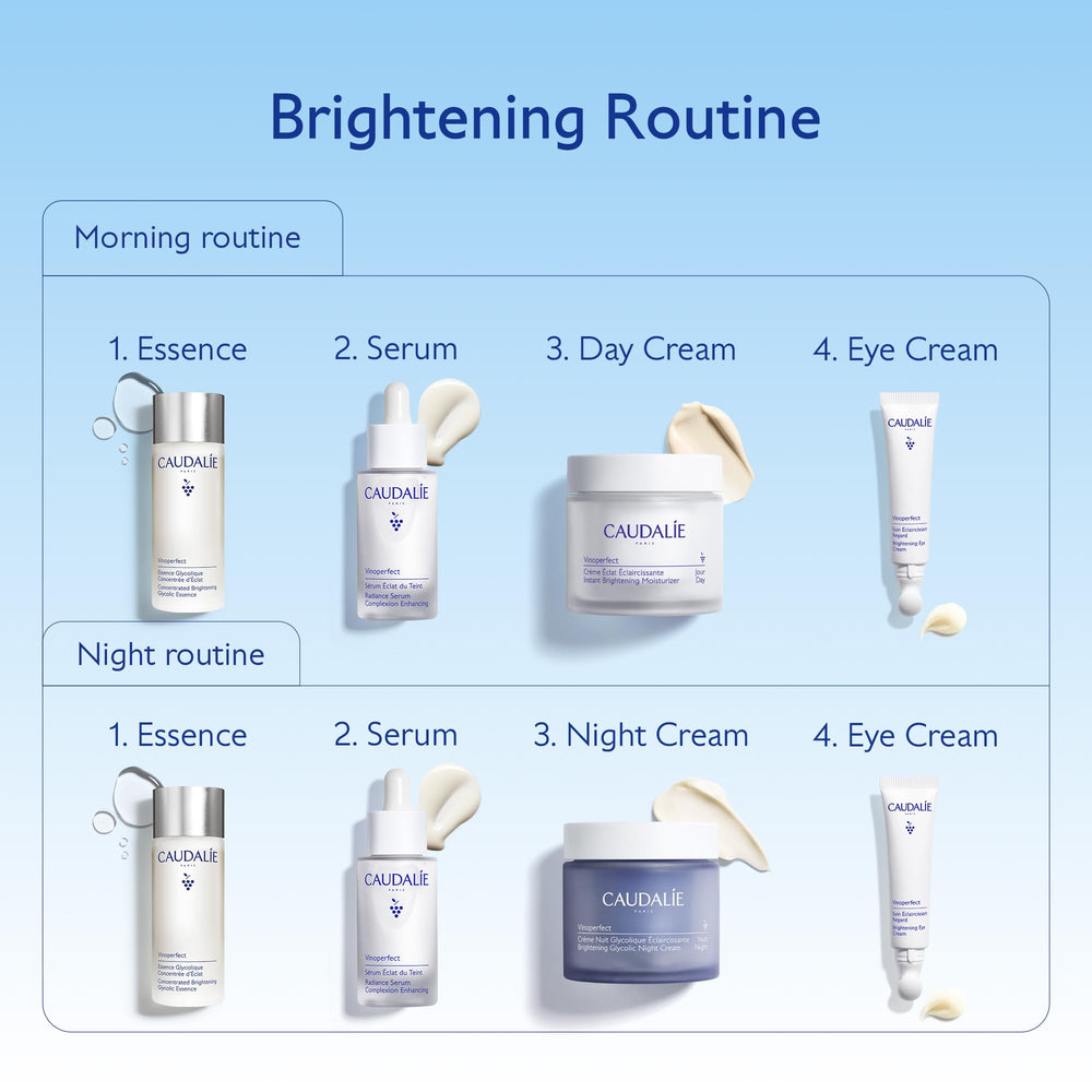 Hands applying the essence to prep skin before serums in a skincare routine