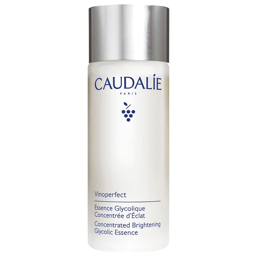 Caudalie Vinoperfect Brightening Essence bottle front view for radiant skin prep