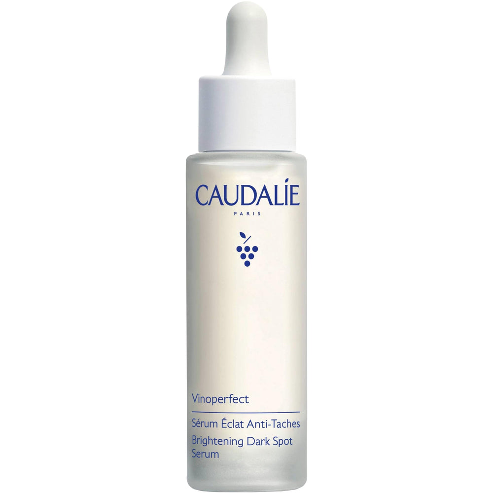 Caudalie Vinoperfect brightening serum bottle for radiant, even skin tone