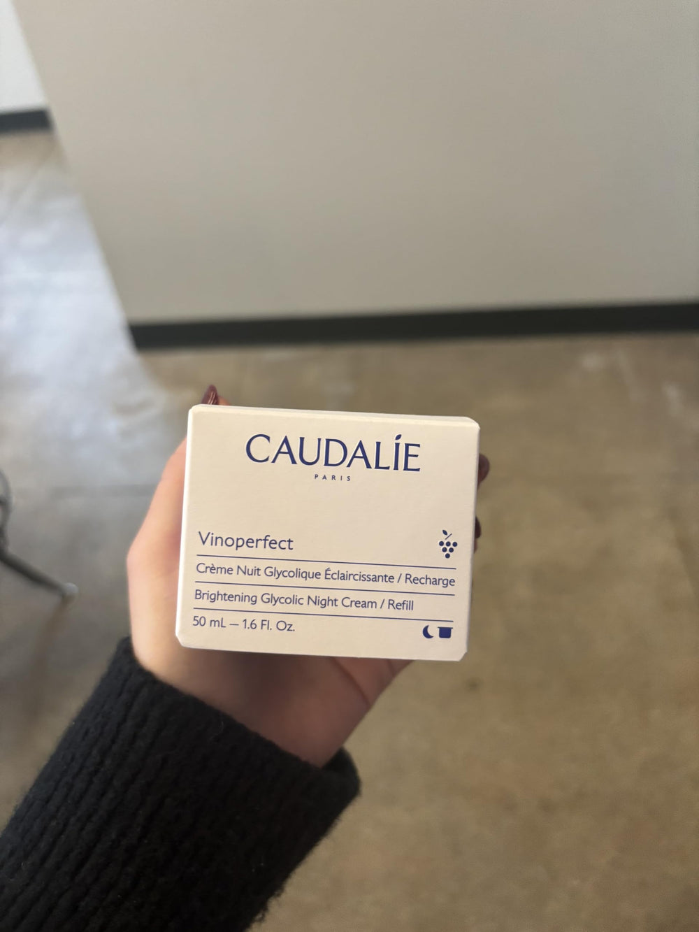 Caudalie Vinoperfect jar refill setup for sustainable skincare routine