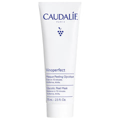 Caudalie Vinoperfect peel-mask application close-up shows easy brush-on brightening.