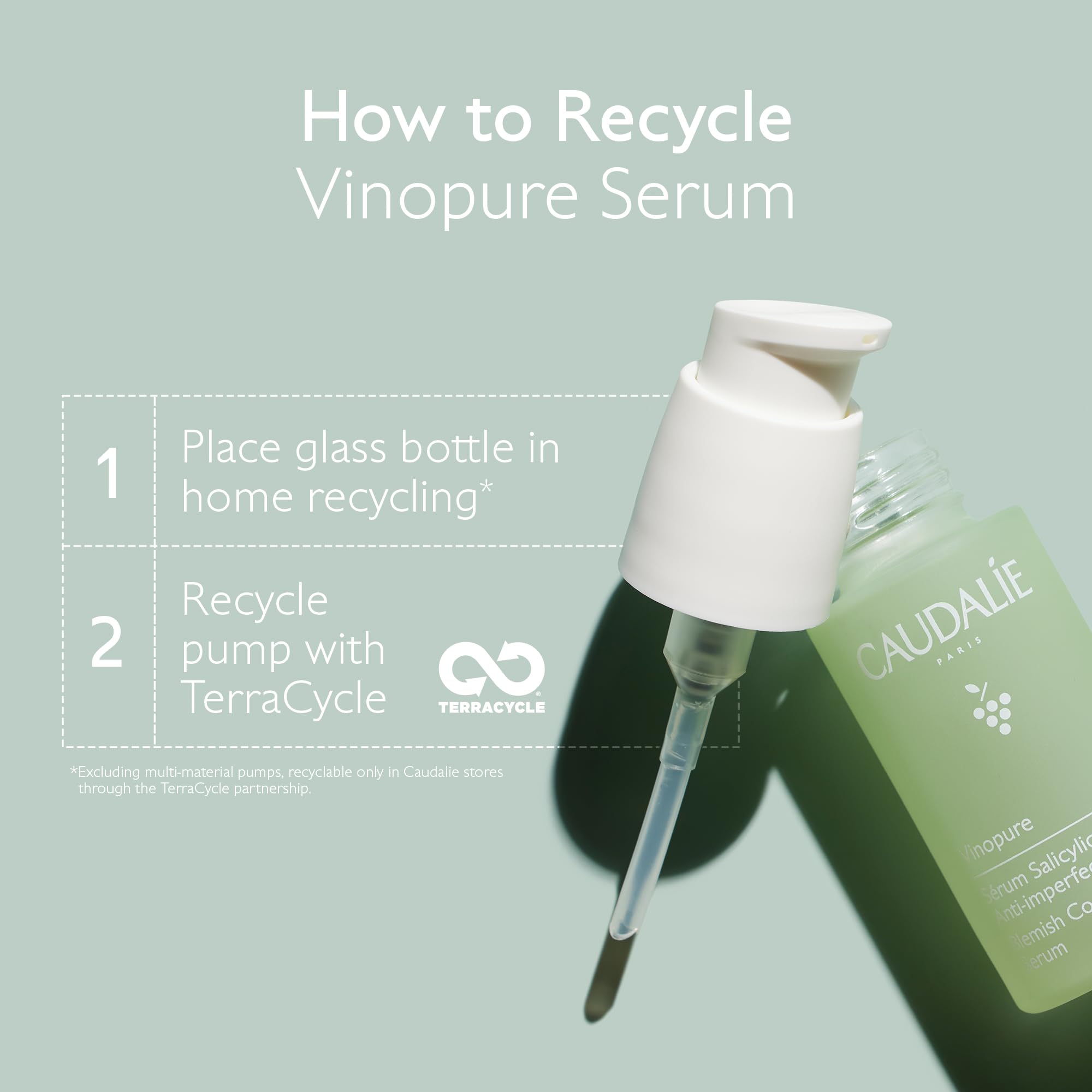 Caudalie Vinopure face-neck-decollete usage image for multi-area application.
