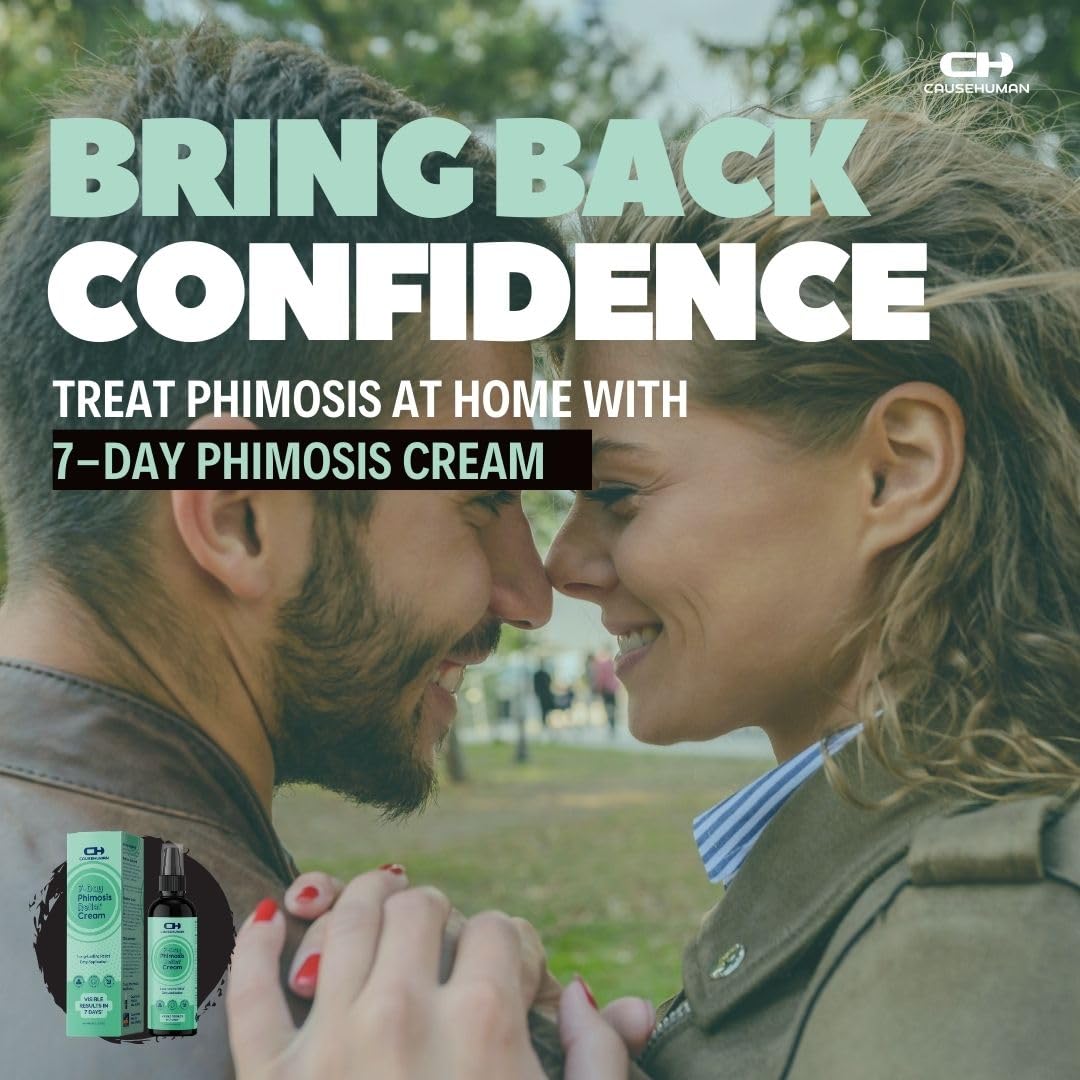 Cause Human 7-Day Phimosis Cream step-by-step application guide.