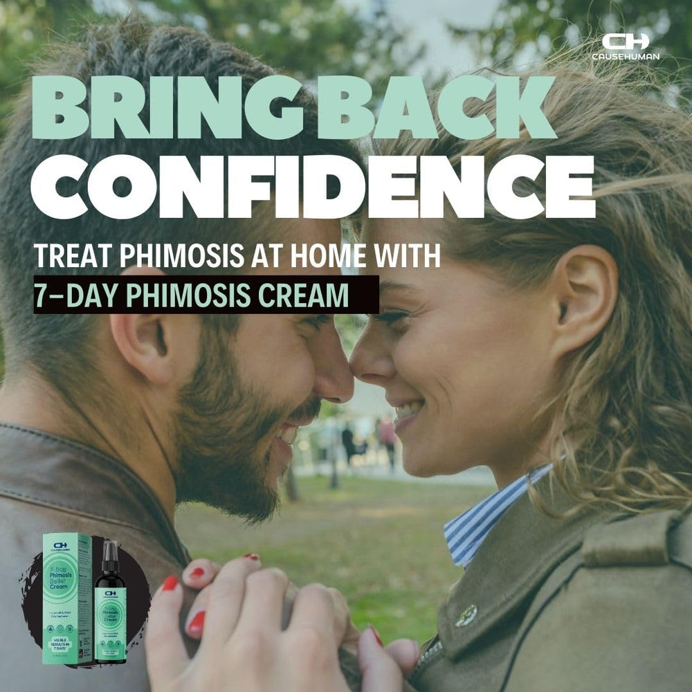 Cause Human 7-Day Phimosis Cream step-by-step application guide.