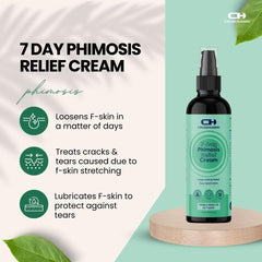 Cause Human 7-Day Phimosis Cream packaging highlights steroid-free formula.
