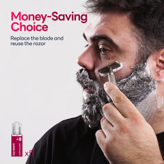 CAVEEM metal razor shown for beginners with easy glide and control
