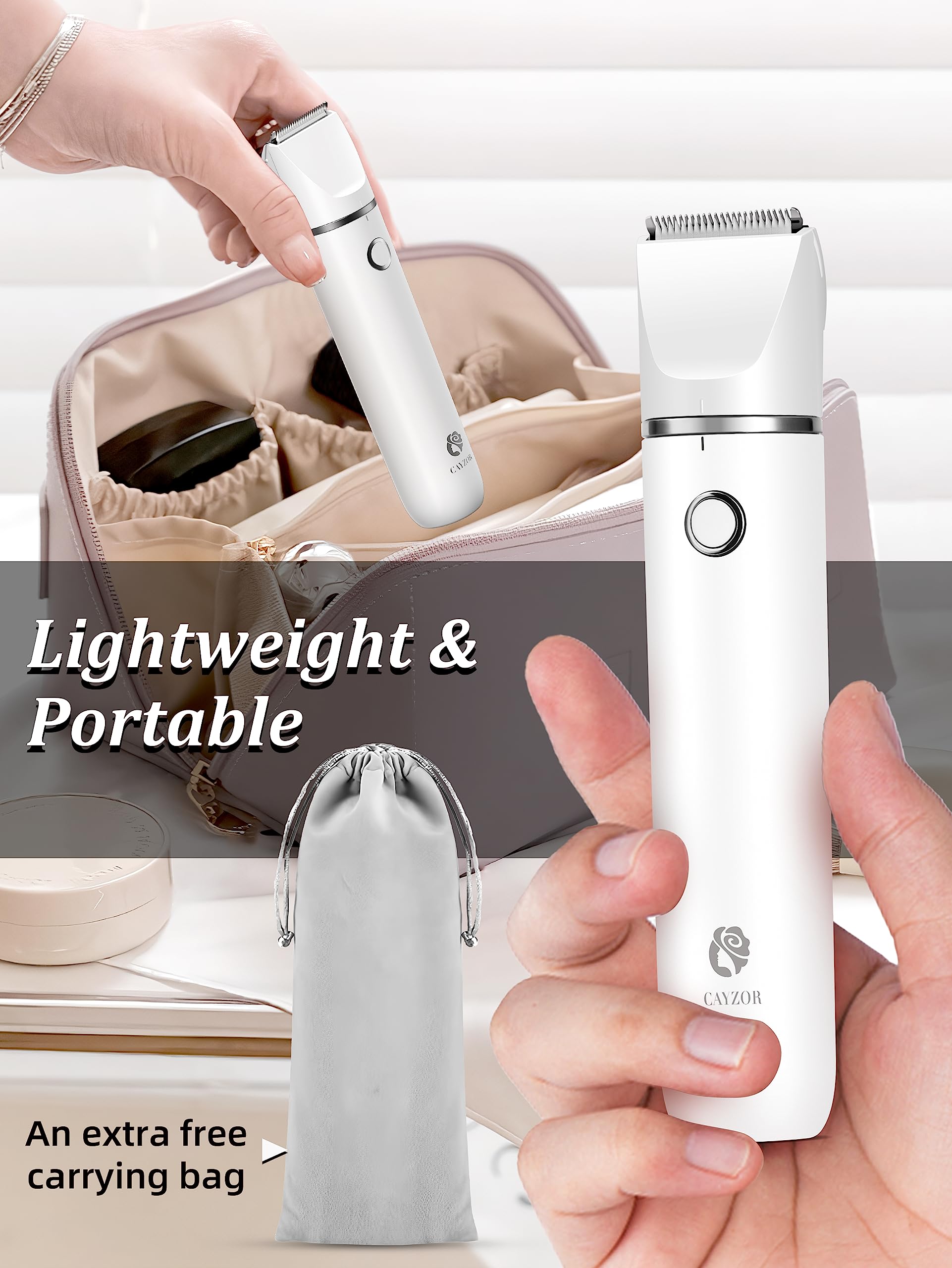 Cayzor bikini area use for bikini, underarm, and leg grooming.