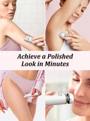 Cayzor bikini trimmer interchangeable heads for versatile styling and precise trimming.