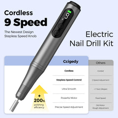 Ccigedy diamond bit cuticle detail for gentle cuticle care