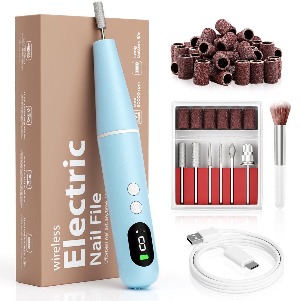 Ccigedy electric nail drill kit pro with LED display offering precise speed control.