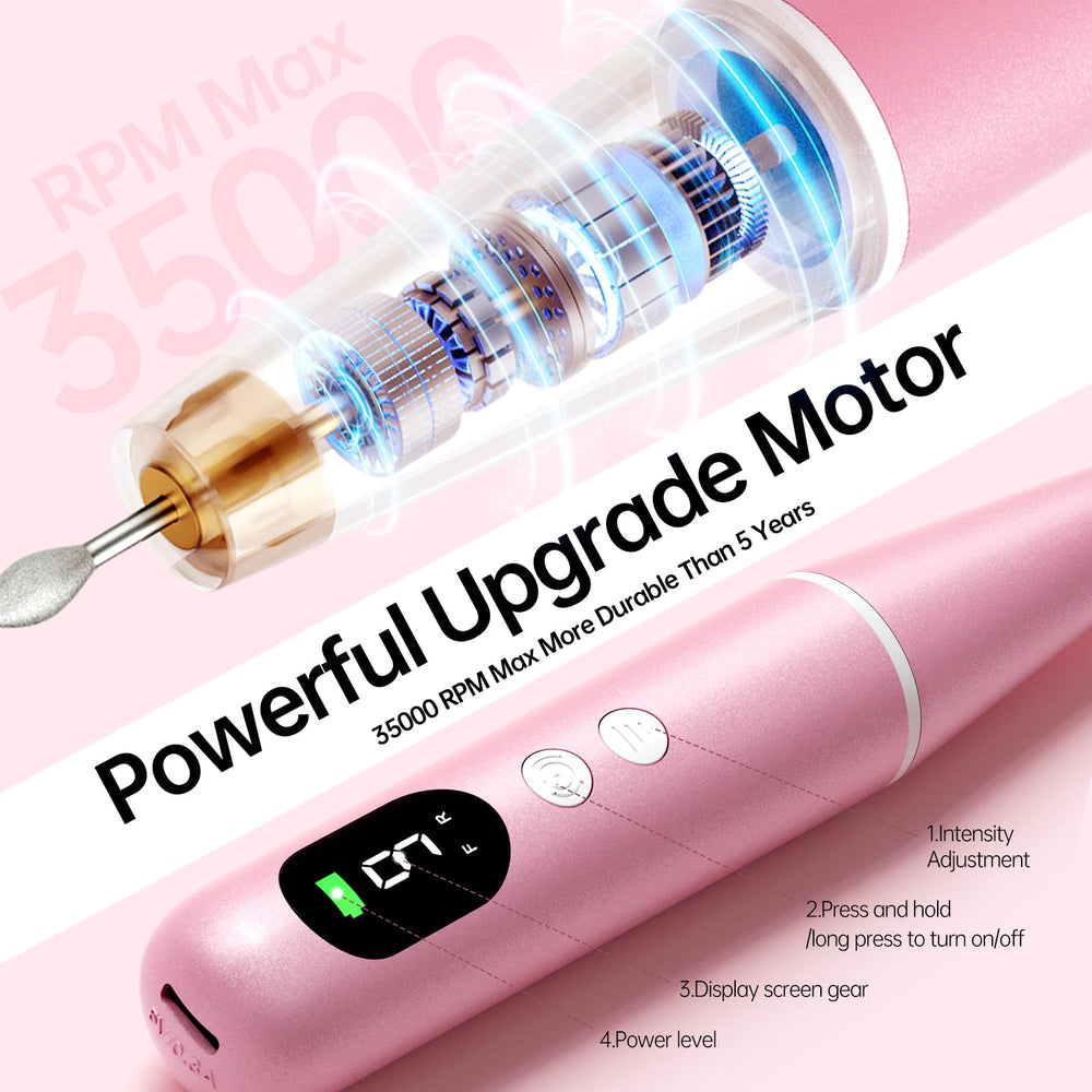 Ccigedy portable nail drill ultra-light at 0.2 pounds for easy handling