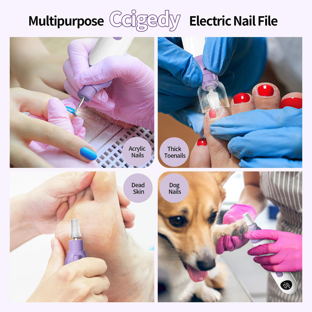 Ccigedy sapphire barrel shaping tool for natural and acrylic nails