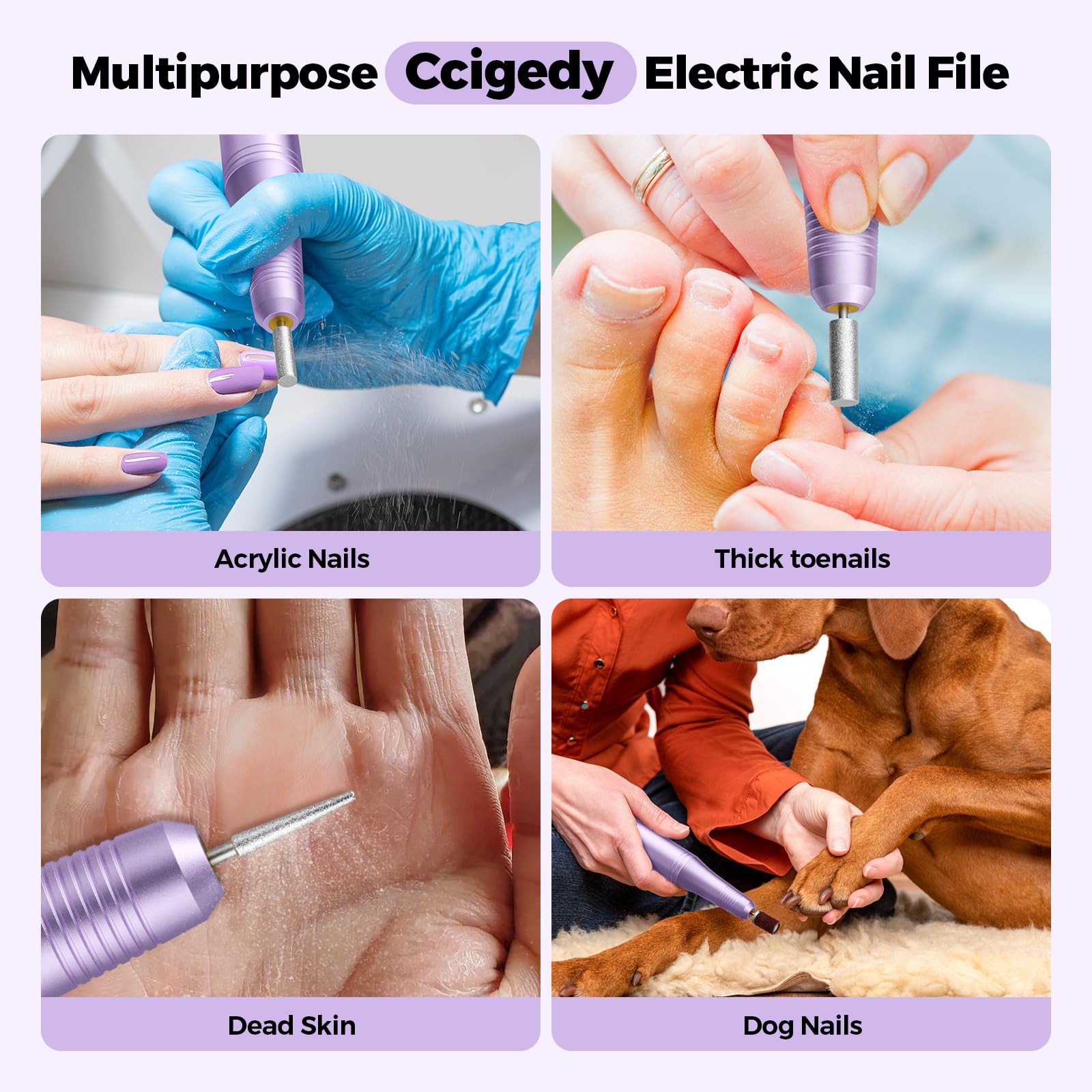 Ccigedy sapphire barrel shapes nails with smooth results.