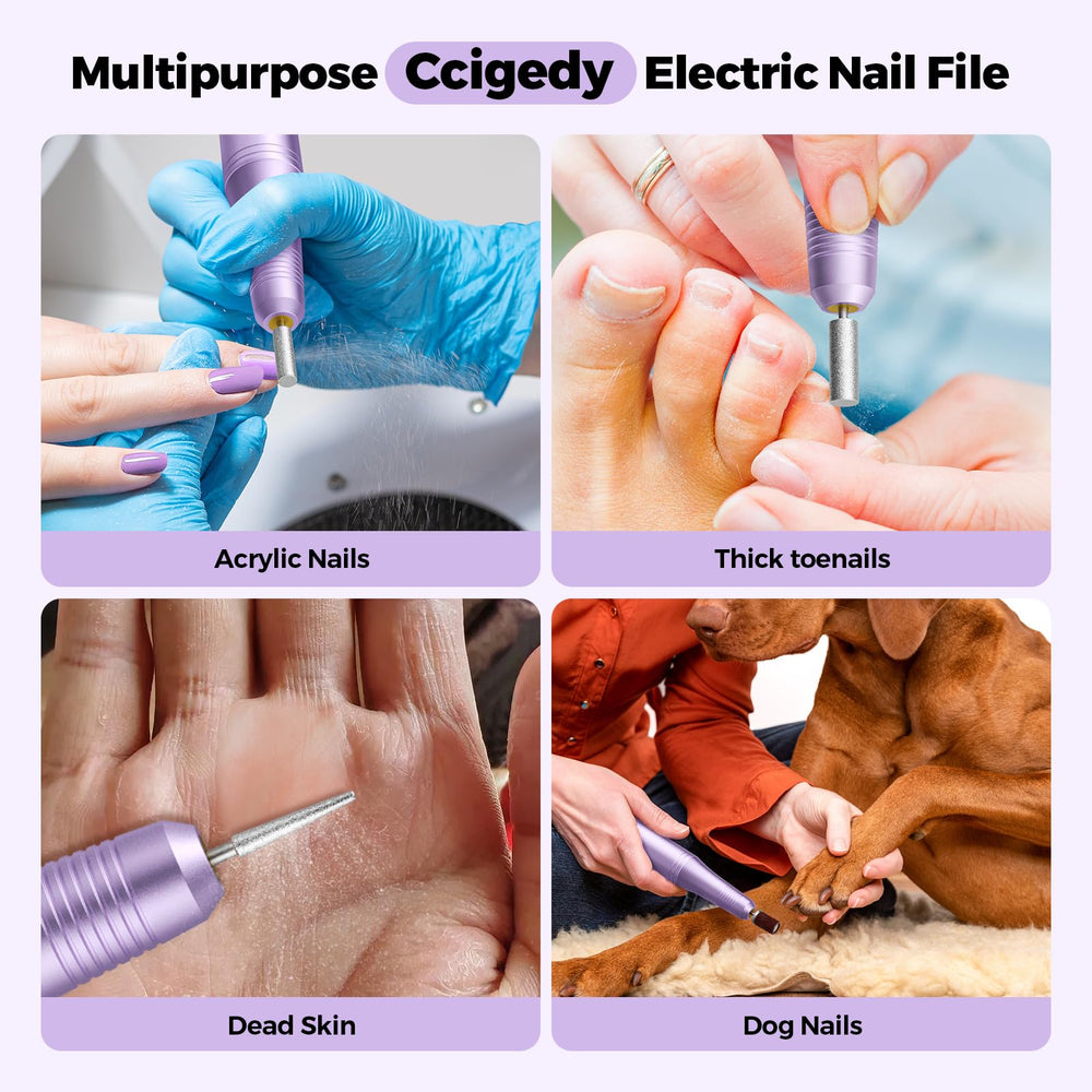 Ccigedy sapphire barrel shapes nails with smooth results.
