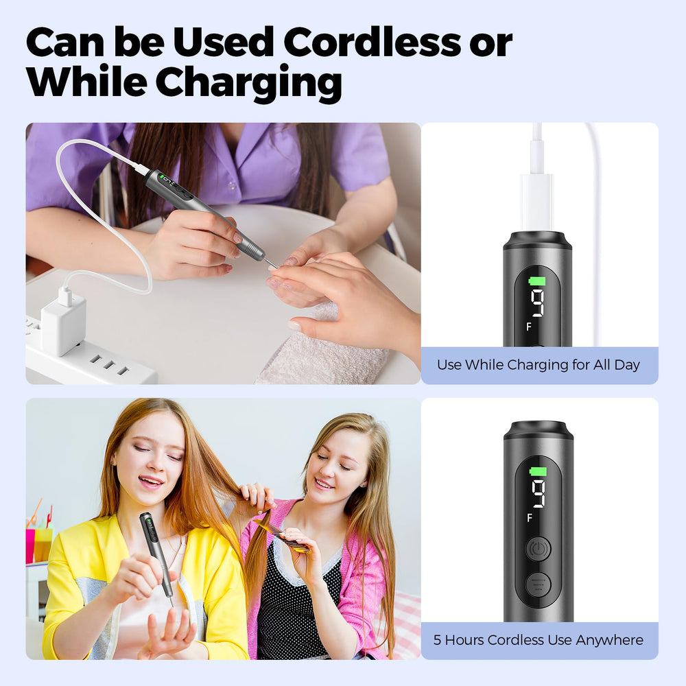 Ccigedy USB-C recharge cable highlighting cordless convenience