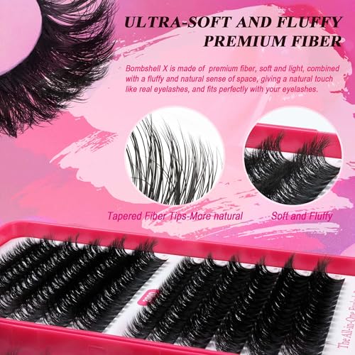 CCODDY Bombshell X 5D curved arc enhances lash curl and lift