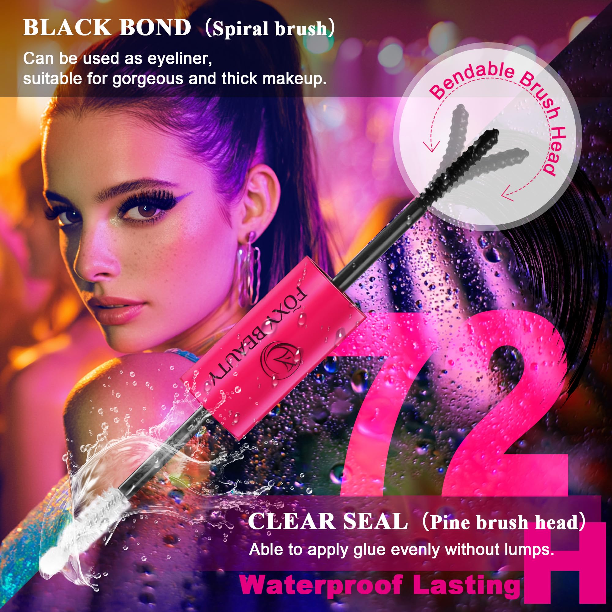 CCODDY Bombshell X ergonomic applicator and tweezers for precise placement
