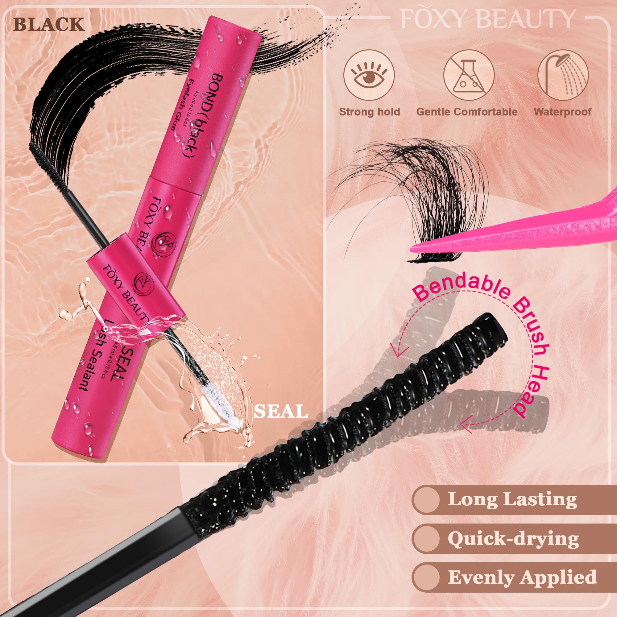 CCODDY Foxy Beauty application steps guide supports DIY at home.