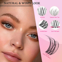 CCODDY Nova Lash Kit glue and sealant offers durable, sweat-resistant holds for all-day wear.