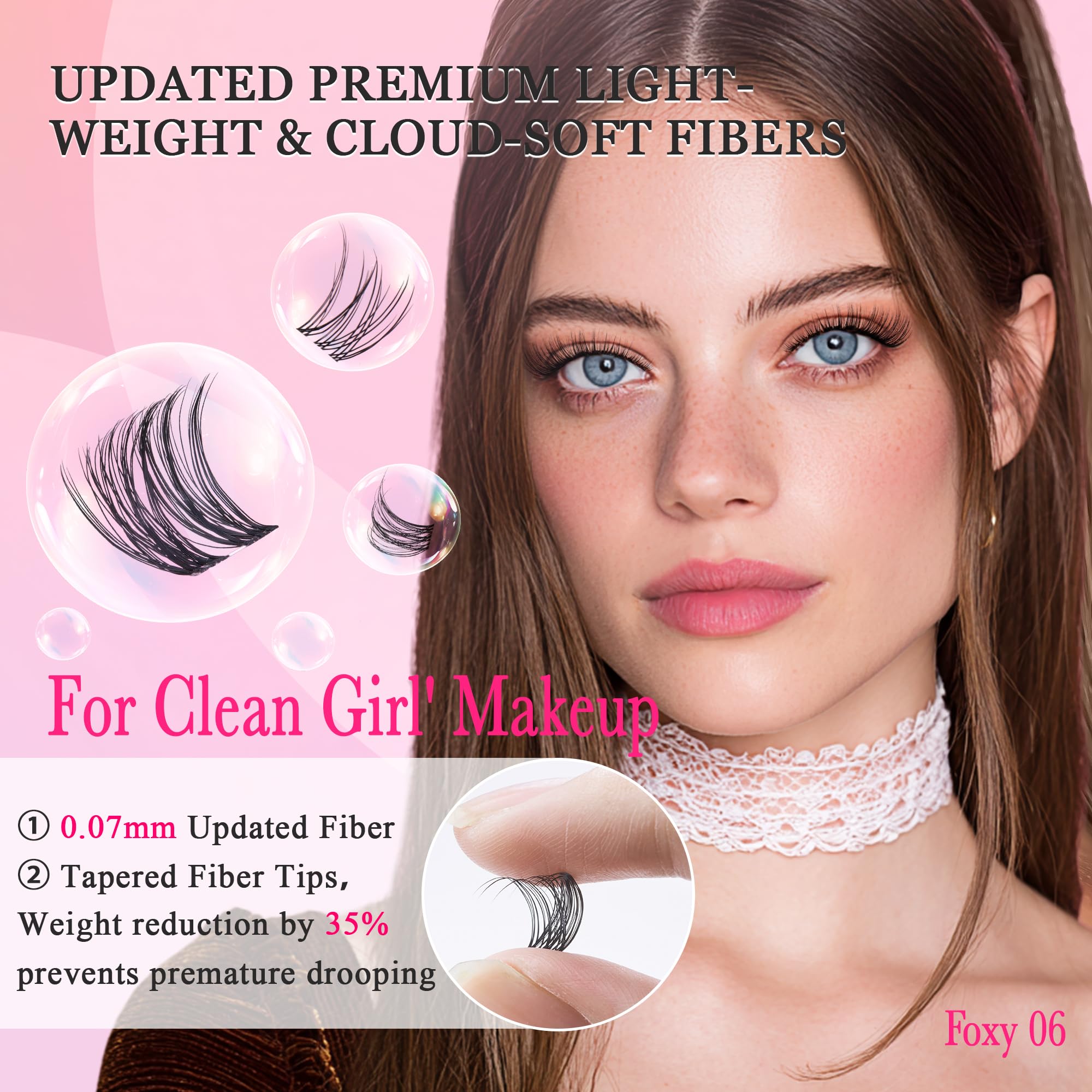 CCODDY 0.05mm invisible band blends seamlessly with eyelids.