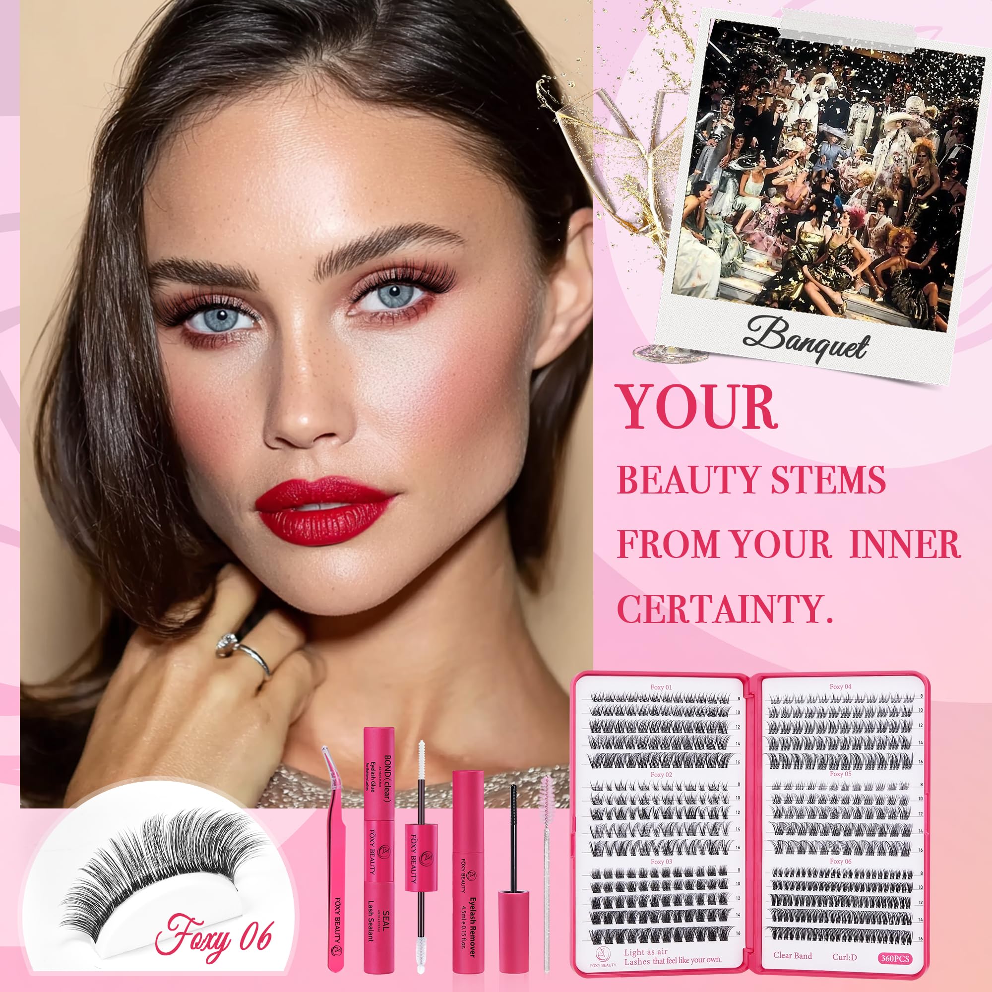 CCODDY six styles let you craft cat-eye or natural looks.