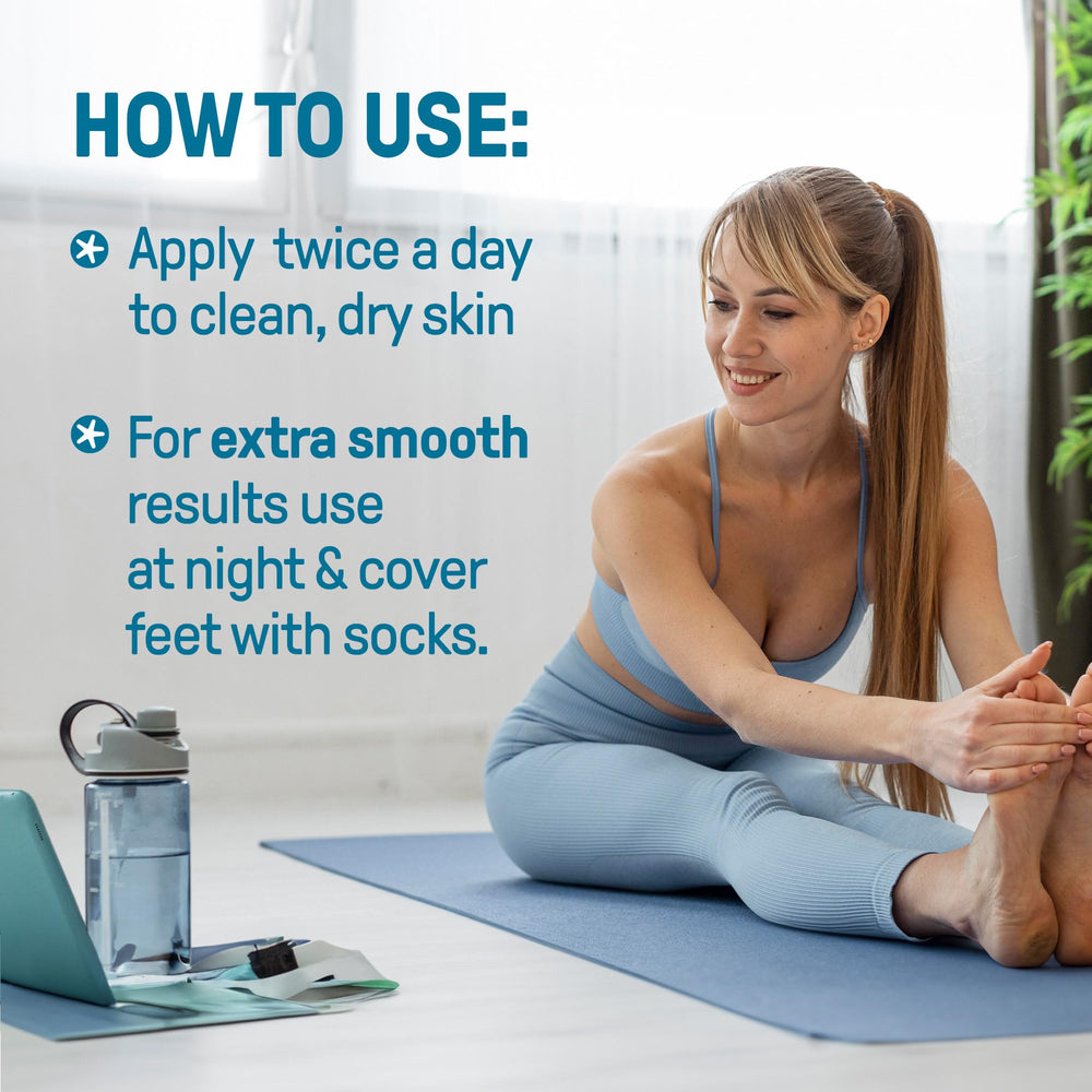 CCS used with socks at night to lock moisture and speed repair